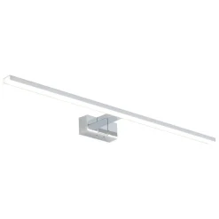 Best Nowodvorski LED Spiegelleuchte IP44 Chrom 3000 K 1100 lm Aluminium