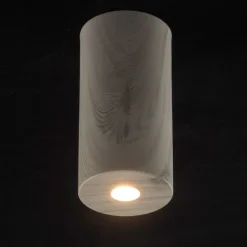 Glasberg LED Spot in Holz Weiß rund Modern 3000K wohnlich* Led Lampen|Spots