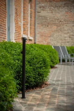 LED Stehlampe Aluminium Schwarz 100 cm IP65 3000 K* Wegeleuchten|Led Außenleuchten