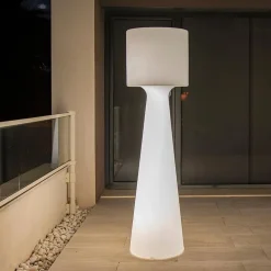 Clearance Newgarden LED Stehlampe außen Akku Dimmer Farbwechsel RGBW IP65 170 cm