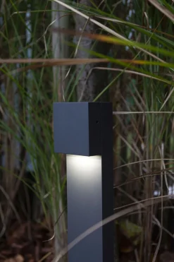 Hot Eco-Light LED Stehlampe außen Aluminium IP54 10 W 65 cm Anthrazit