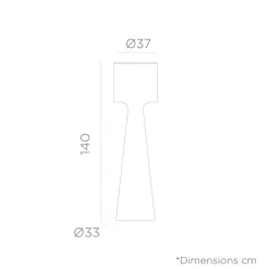 Best Newgarden LED Stehlampe außen mit Stecker Kabel 140 cm IP65 2700 K