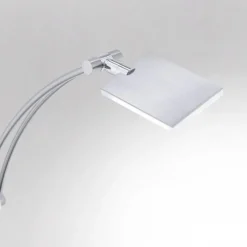Paul Neuhaus LED Stehlampe dimmbar Leselicht in Stahl Glas 199 cm* Wohnzimmerlampen|Metall Lampen