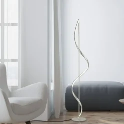 Best Paul Neuhaus LED Stehlampe Farbtemperaturwechsel 141 cm 24 W Silber