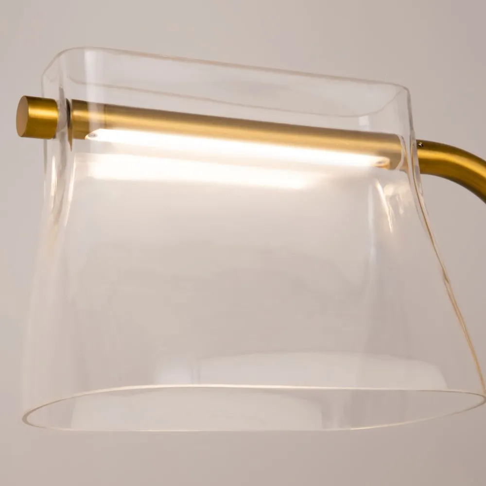 Maytoni LED Stehlampe Glas Metall warmweißes Licht 3000 K* Led Lampen|Glaslampen