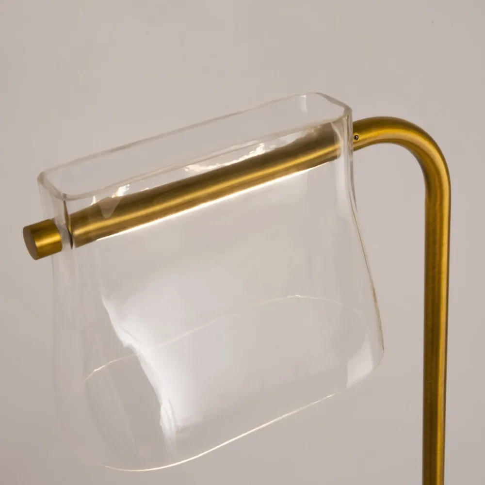 Maytoni LED Stehlampe Glas Metall warmweißes Licht 3000 K* Led Lampen|Glaslampen