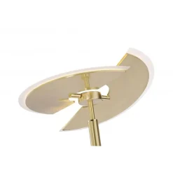 Outlet Paul Neuhaus LED Stehlampe Leselicht in Messing Glas 200 cm dimmbar