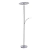 Paul Neuhaus LED Stehlampe mit Lesearm in Stahl Glas 200 cm 5770 lm* Wohnzimmerlampen|Metall Lampen