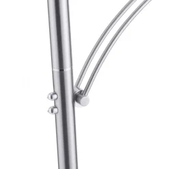 Paul Neuhaus LED Stehlampe mit Lesearm in Stahl Glas 200 cm 5770 lm* Wohnzimmerlampen|Metall Lampen