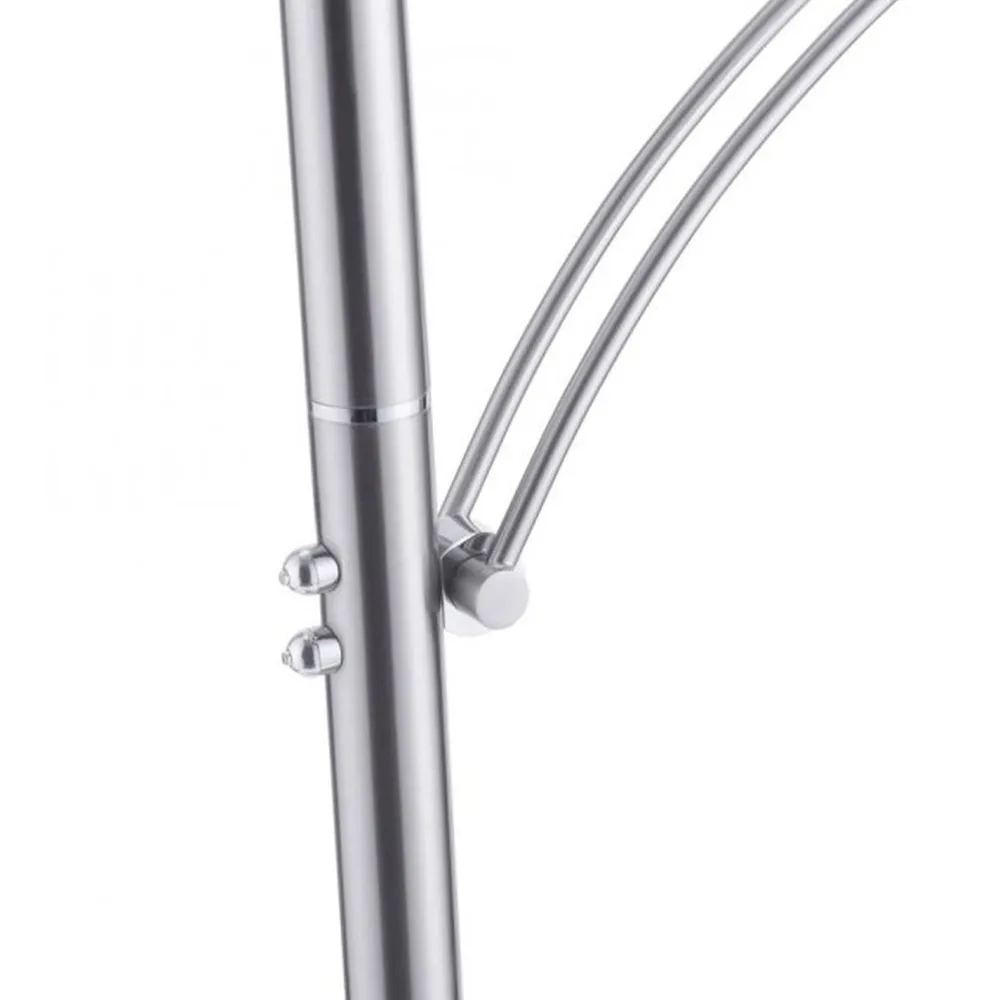 Paul Neuhaus LED Stehlampe mit Lesearm in Stahl Glas 200 cm 5770 lm* Wohnzimmerlampen|Metall Lampen