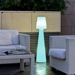 Discount Newgarden LED Stehlampe Outdoor Akku Dimmer 165 cm IP65 Farbwechsel RGBW