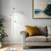 WOFI LED Stehlampe Wohnzimmer verstellbare Schirme* Glaslampen|Moderne Lampen