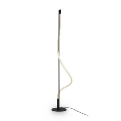 Maytoni LED Stehleuchte Aluminium 150 cm hoch Schwarz Weiß YARA* Led Lampen|Designerlampen