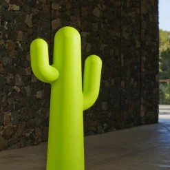 Newgarden LED Stehleuchte außen 139 cm IP65 6000K Grün Kaktus mit Kabel* Metall Lampen|Wegeleuchten