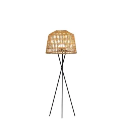 Online Newgarden LED Stehleuchte außen Rattan Schirm 148 cm mit Akku IP54