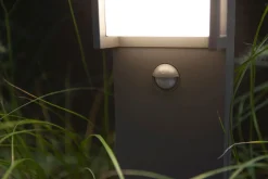 Eco-Light LED Stehleuchte Bewegungssensor Aluminium 75 cm IP54* Metall Lampen|Wegeleuchten