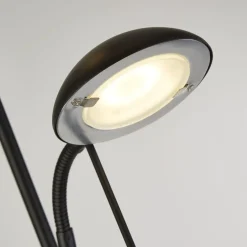 Discount Searchlight LED Stehleuchte Leselampe 180 cm Schwarz 3000 K 1887 lm