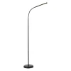 Just Light LED Stehleuchte Metall Schwarz Touch 125 cm verstellbar* Wohnzimmerlampen|Metall Lampen
