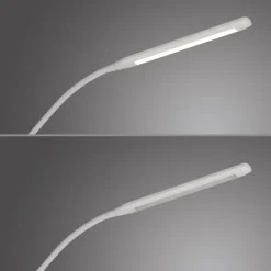 Just Light LED Stehleuchte Metall Weiß Touch 125 cm verstellbar* Wohnzimmerlampen|Metall Lampen