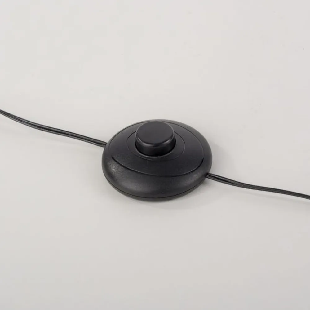 Best Just Light LED Stehleuchte Schwarz Metall Ringe 151 cm 1290 lm