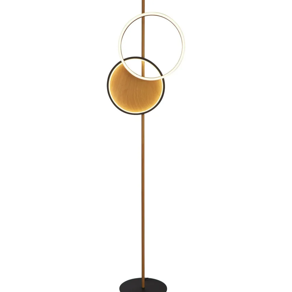 Searchlight LED Stehleuchte Touch Dimmer 150 cm klein Schwarz Braun* Led Lampen|Bürolampen