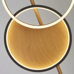 Searchlight LED Stehleuchte Touch Dimmer 150 cm klein Schwarz Braun* Led Lampen|Bürolampen