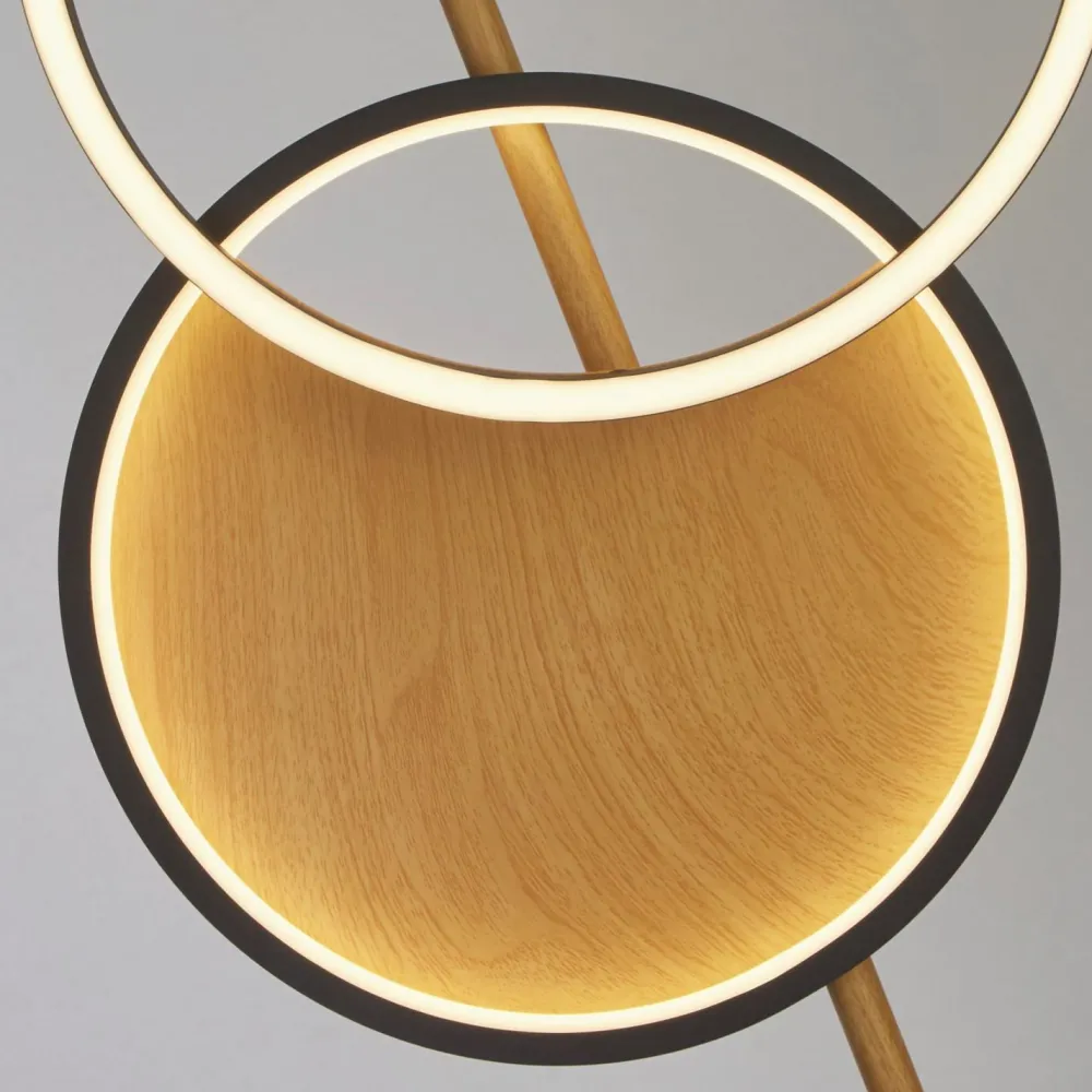 Searchlight LED Stehleuchte Touch Dimmer 150 cm klein Schwarz Braun* Led Lampen|Bürolampen