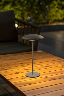 Clearance Newgarden LED Tischlampe Akku Touch Dimmer tragbar Anthrazit IP44 außen