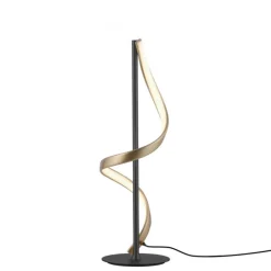 Paul Neuhaus LED Tischlampe dimmbar 50 cm 1235 lm Anthrazit Messing* Wohnzimmerlampen|Schlafzimmer Lampen