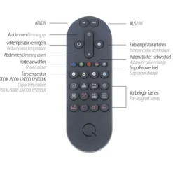 Paul Neuhaus LED Tischlampe dimmbar 50 cm Fernbedienung 10 W Silber