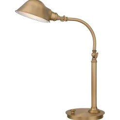 Elstead LED Tischlampe dimmbar 53cm verstellbar in Messing antik* Led Lampen|Bürolampen