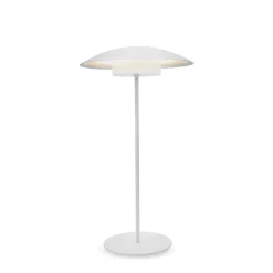 Newgarden LED Tischlampe kabellos Akku Touch H: 40 cm IP44 Weiß