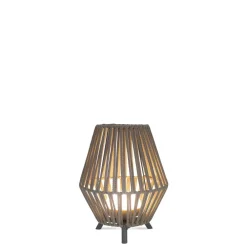 Newgarden LED Tischlampe kabellos Akku IP54 Dimmer Fernbedienung 32,5cm* Metall Lampen|Moderne Außenleuchten