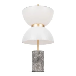 Maytoni LED Tischlampe Metall Glas 46 cm hoch rund 500 lm MARIA