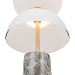 Maytoni LED Tischlampe Metall Glas 46 cm hoch rund 500 lm MARIA