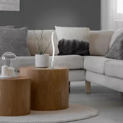 Just Light LED Tischlampe Metall in Stahl 30 cm 300 lm blendarm* Wohnzimmerlampen|Schlafzimmer Lampen