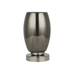 Searchlight LED Tischlampe Rauchglas H: 20,5 cm Ø 11,5 cm 3000 K