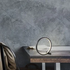 Just Light LED Tischlampe Schwarz Metall Ring H:25,5 cm 1290 lm* Wohnzimmerlampen|Schlafzimmer Lampen