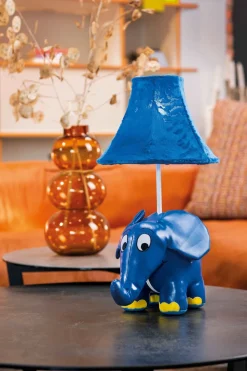 Happy Lamps LED Tischlampe Sendung mit der Maus Elefant 47 cm vegan*Kinder Wohnzimmerlampen|Kinderzimmerlampen