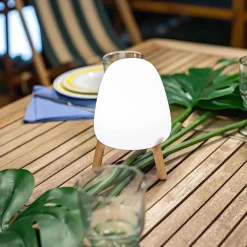 Clearance Newgarden LED Tischleuchte Akku Touch Dimmer IP43 19,4 cm tragbar