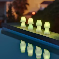 Hot Newgarden LED Tischleuchte außen kabellos Dimmer Farbwechsel 20 cm IP43