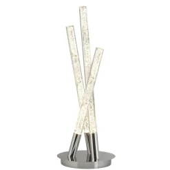 Searchlight LED Tischleuchte in Chrom 43 cm 192 lm 3000 K warmweiß* Wohnzimmerlampen|Metall Lampen