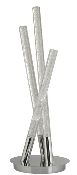 Searchlight LED Tischleuchte in Chrom 43 cm 192 lm 3000 K warmweiß* Wohnzimmerlampen|Metall Lampen