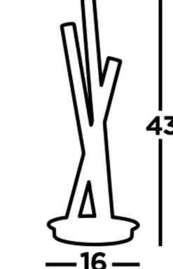 Searchlight LED Tischleuchte in Chrom 43 cm 192 lm 3000 K warmweiß* Wohnzimmerlampen|Metall Lampen