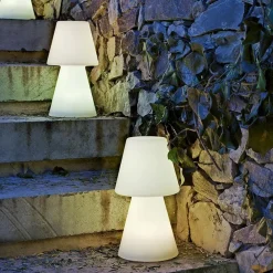 Best Newgarden LED Tischleuchte kabellos 30 cm Dimmer Farbwechsel IP65 außen