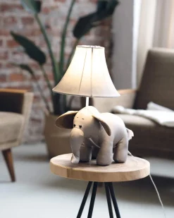 Online Happy Lamps LED Tischleuchte Kinderzimmer Elefant 48 cm Grau vegan