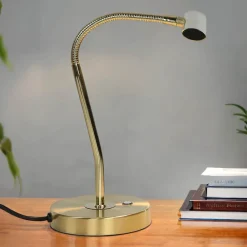 Hot Trio Reality LED Tischleuchte Messing Matt