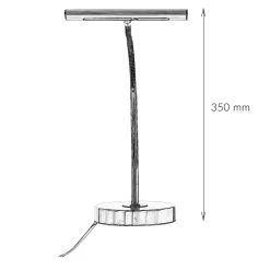 Hot Trio Reality LED Tischleuchte Messing Matt