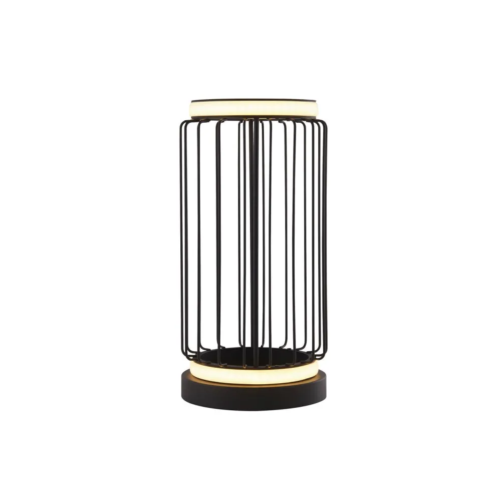 Sale Searchlight LED Tischleuchte Schwarz Weiß 33 cm Ø 16 cm Metall 3000 K