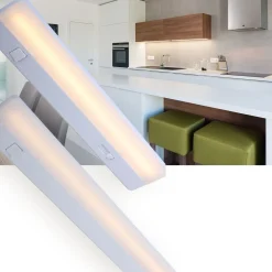 Steinhauer LED Unterbauleuchte Weiß L:58 cm mit Schalter dimmbar* Deckenleuchten|Led Lampen